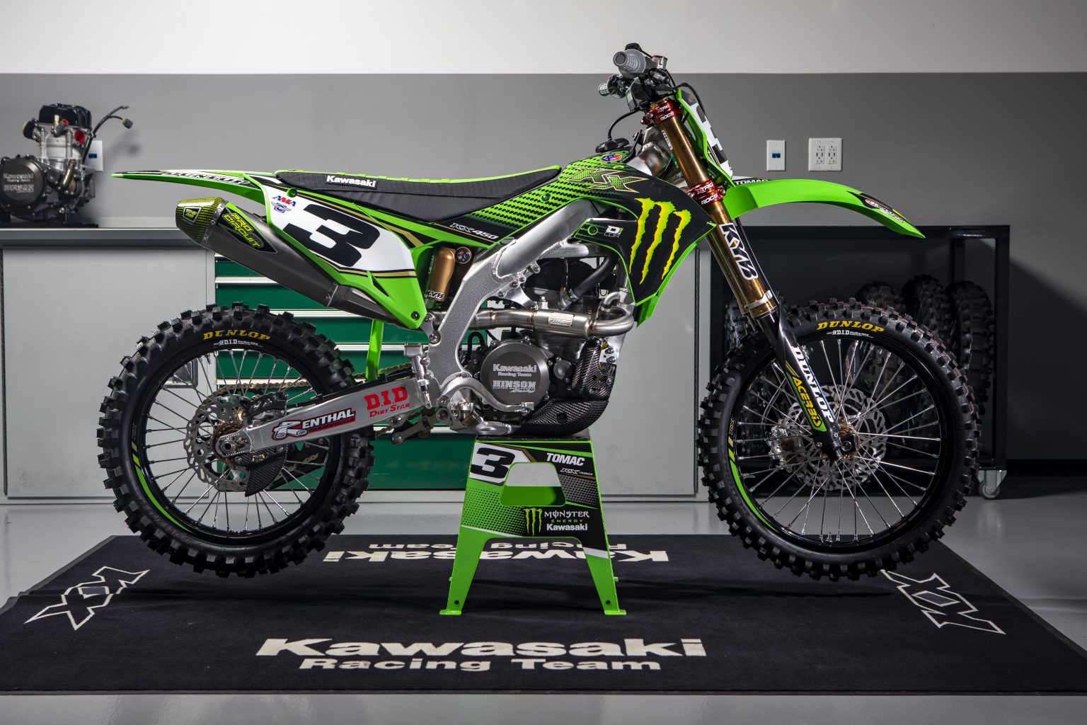 Eli Tomac Kawasaki Kxf 450 2019 Lebigusa Actualité Du Motocross